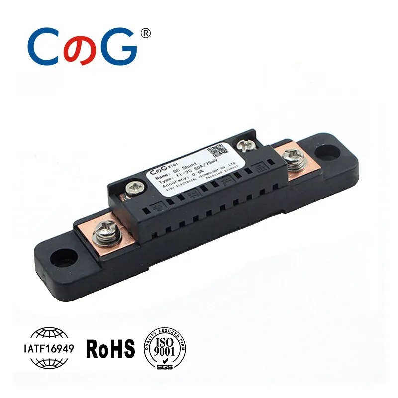 CG FL-2C 10A 15A 20A 30A 50A 75A 100A 75mV Digital Voltage DC Shunts Meter Analog Ammeter Current Shunt Resistor With Base